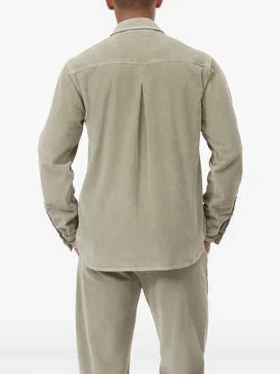 Closed Corduroy Pocket Shirt In Green