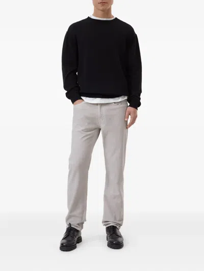 Closed Crew-neck Sweater In Black