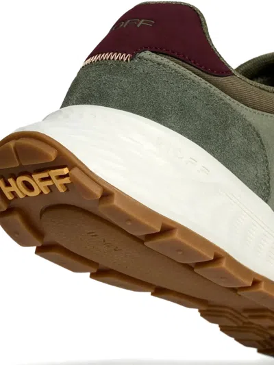 Hoff Panelled Lace-up Sneakers In Green