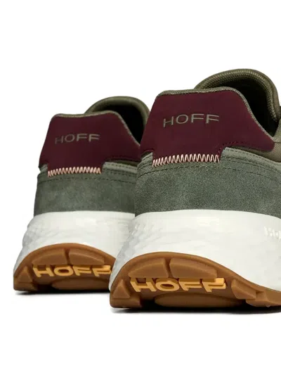 Hoff Panelled Lace-up Sneakers In Green