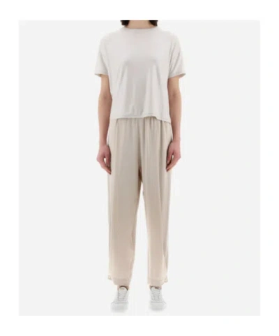 Herno Knitted Crew Neck T-shirt In White