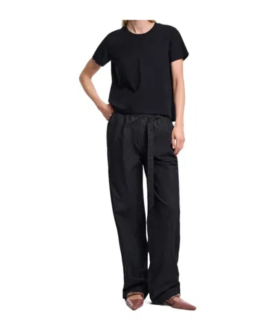 Dorothee Schumacher T-shirt With Satin Bows On The Back In Black