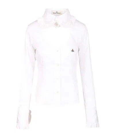 Vivienne Westwood Toulouse Frill Shirt Shirts White In White