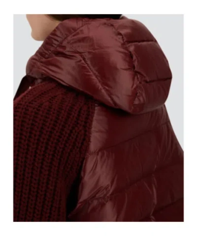 Herno Cardigan In Cob Stitch Wool And Nylon Ultralight In Brown