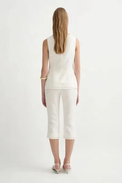 The Posse Effi Top In White