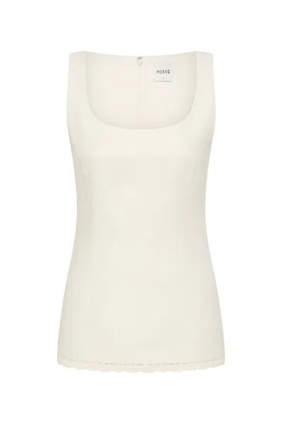 The Posse Effi Top In White