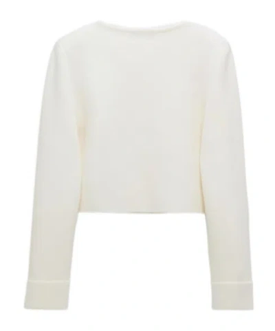 Dorothee Schumacher Sharp Ambition Wool-blend Jacket In White