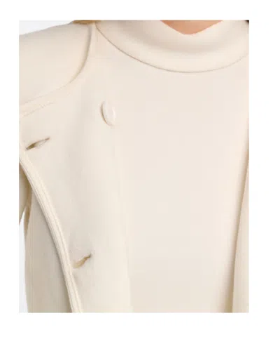 Dorothee Schumacher Sharp Ambition Wool-blend Jacket In White