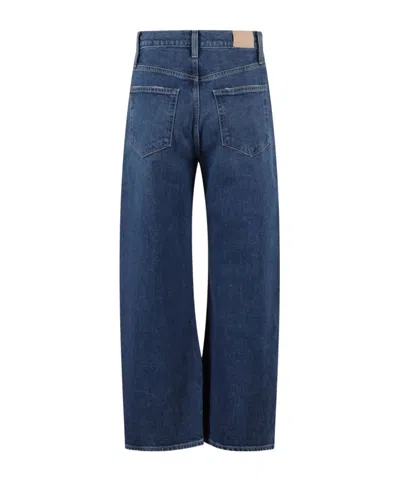 Paige Jeans With Logo Application In Blue