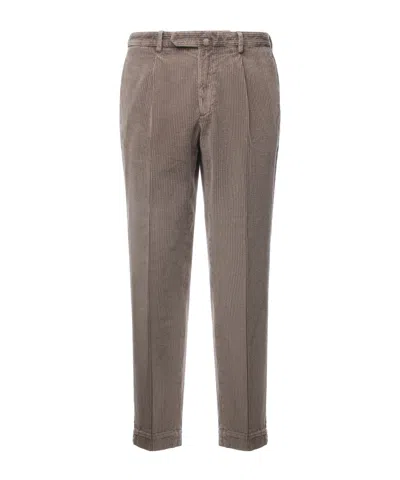 Biagio Santaniello Straight-leg Casual Pants In Brown