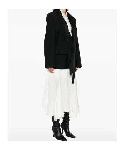 Rohe Shawl-lapel Wool Jacket In Black