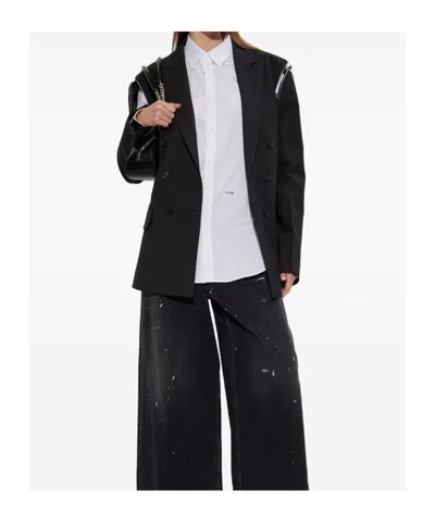 Dsquared2 X Bettter Double-breasted Zip Blazer In Black