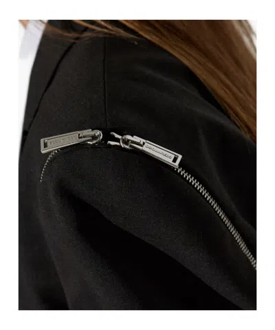 Dsquared2 X Bettter Double-breasted Zip Blazer In Black