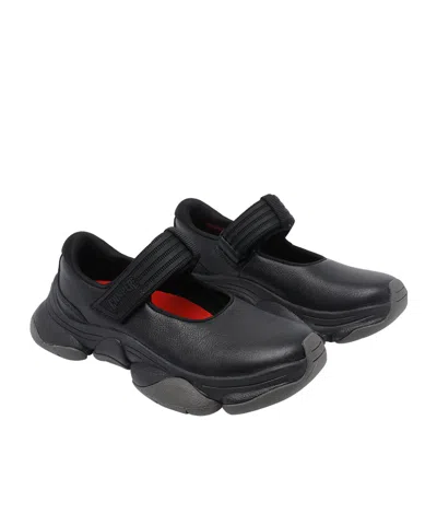 Camper Karst 2 Leather Slip-on Sneakers In Black