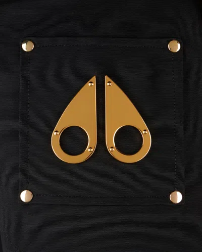 Moose Knuckles Long-sleeved Coat In Blue