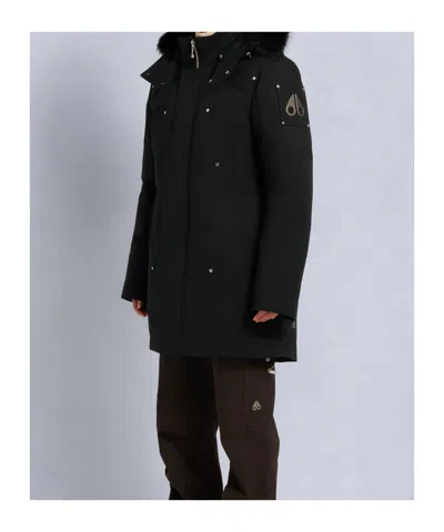 Moose Knuckles Original Stirling Down Parka In Blue