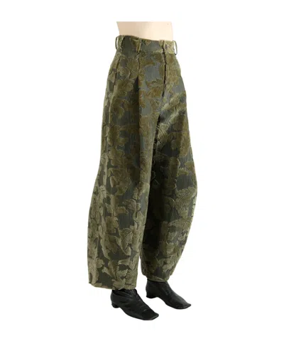 Uma Wang Paw Pants In Green