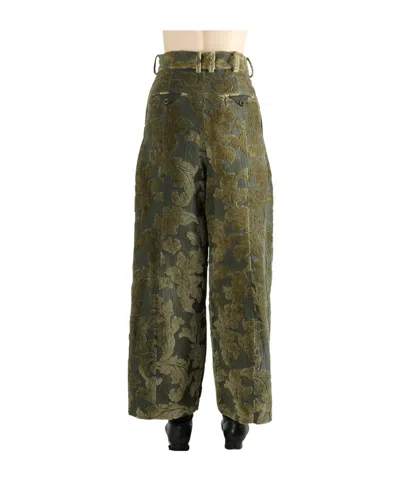 Uma Wang Paw Pants In Green