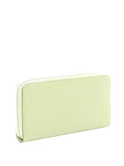 Pre-owned Louis Vuitton 2021-2025 Epi Zippy Wallet Long Wallets In Green