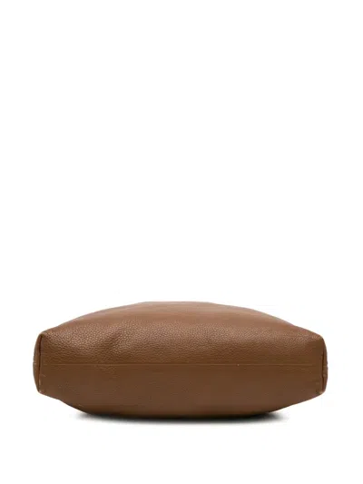 Pre-owned Gucci 2016-2025 Tall Leather Bamboo Shopper Tote Satchel In Brown