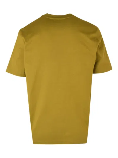Msgm Patch T-shirt In Green