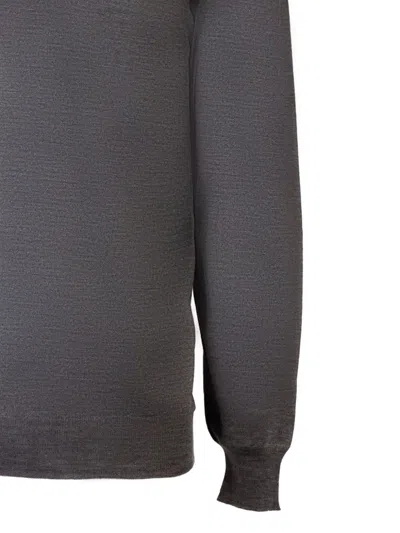 Fedeli Crew-neck Sweater In Gray