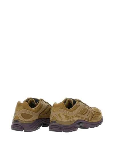 Saucony X Starcow Progrid Omni 9 Lace-up Sneakers In Brown