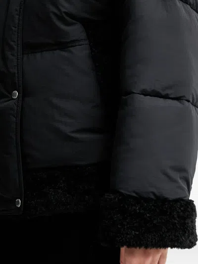 Hugo Boss Long-sleeve Padded Jacket In Black