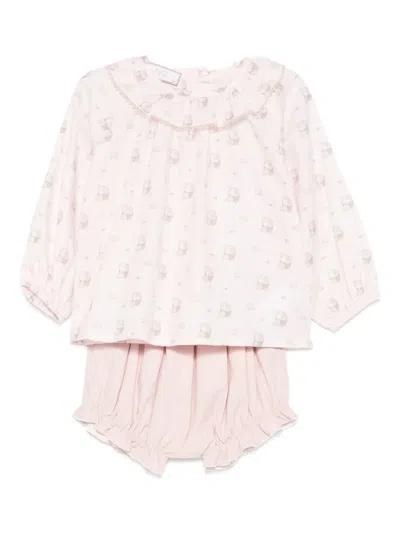 Paz Rodriguez Cotton Tracksuit In Multi