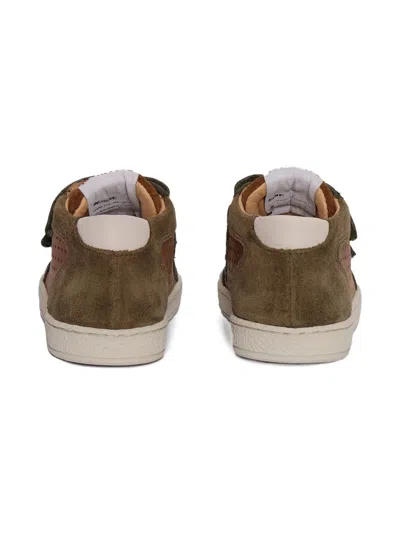 Pom D'api Perforated Mousse Easy Sneakers In Brown
