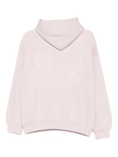 Wrstbhvr Tonal-stitching Hoodie In Pink