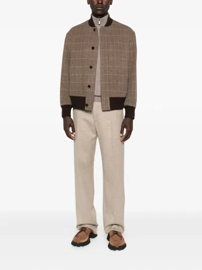 Eric Bompard Zip-fastening Sweater In Neutral