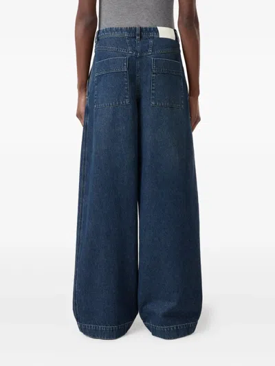 Closed Logo-patch Jeans In Blue