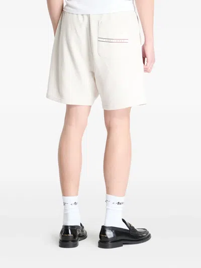 Tommy Hilfiger Drawstring Graphic Sweatshorts In Neutral