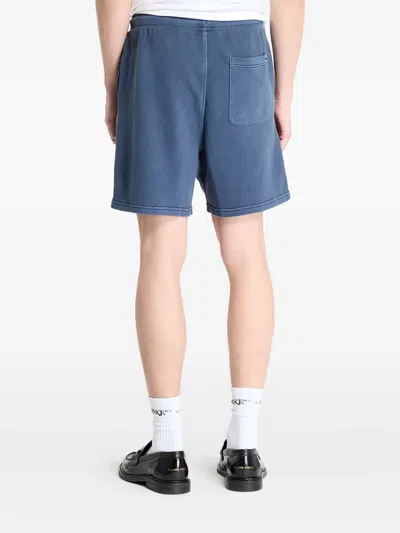 Tommy Hilfiger Drawstring Graphic Shorts In Blue