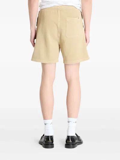 Tommy Hilfiger Drawstring Graphic Shorts In Neutral