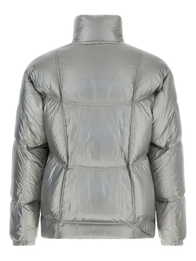 Laminar Metallic Shield Down Jacket With Titanium Coating Clothing In Gray