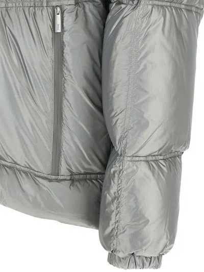 Laminar Metallic Shield Down Jacket With Titanium Coating Clothing In Gray