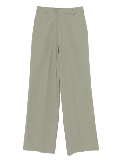Ermanno Scervino Button-fastening Trousers In Green