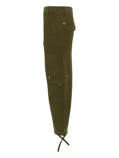 Msgm Cargo Pants In Green