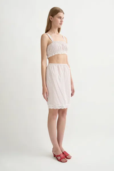 The Posse Marlowe Skirt In White