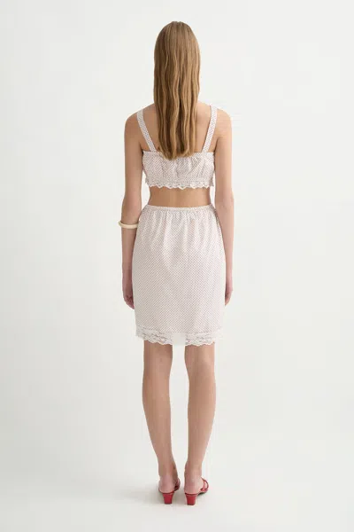 The Posse Marlowe Skirt In White