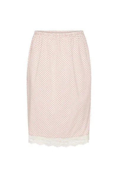 The Posse Marlowe Skirt In White