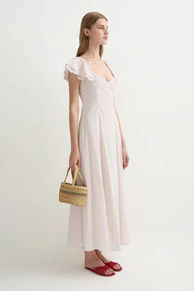 The Posse Marlowe Sundress In White