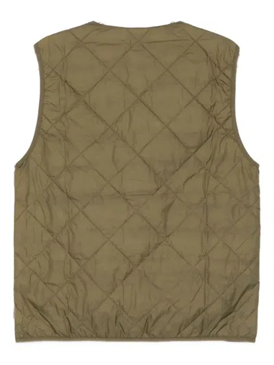 Gramicci Thermal Insulation Quilted Vest Clothing In Green