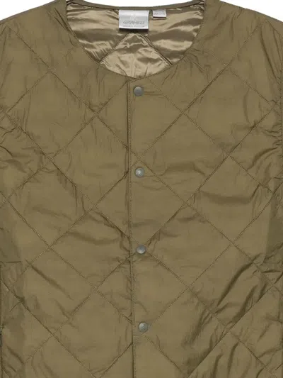 Gramicci Thermal Insulation Quilted Vest Clothing In Green