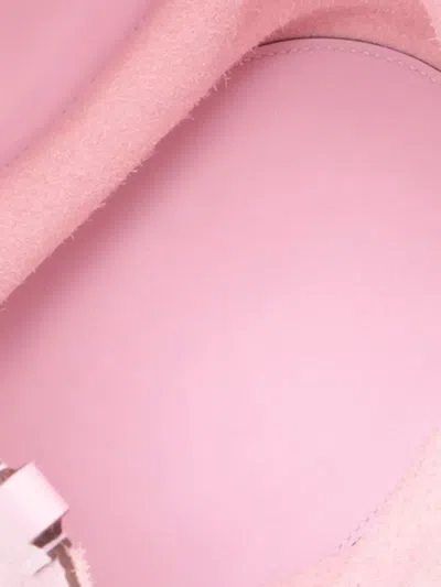 Pre-owned Hermes 2023 Clemence And Swift In The Loop 18 Handbag In Pink