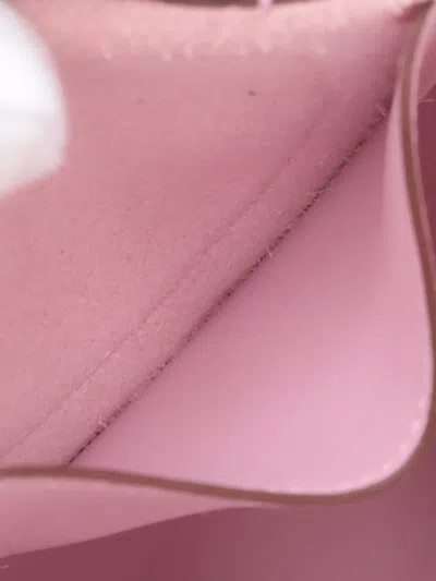 Pre-owned Hermes 2023 Clemence And Swift In The Loop 18 Handbag In Pink