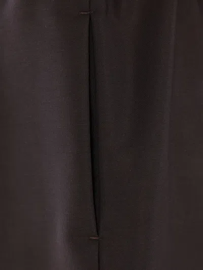 Meta Campania Collective Elasticated Trousers In Brown