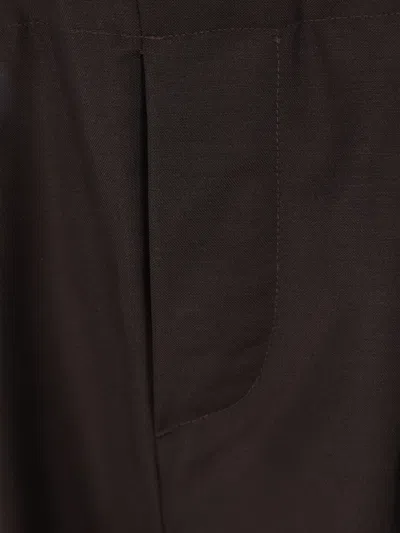 Meta Campania Collective Elasticated Trousers In Brown